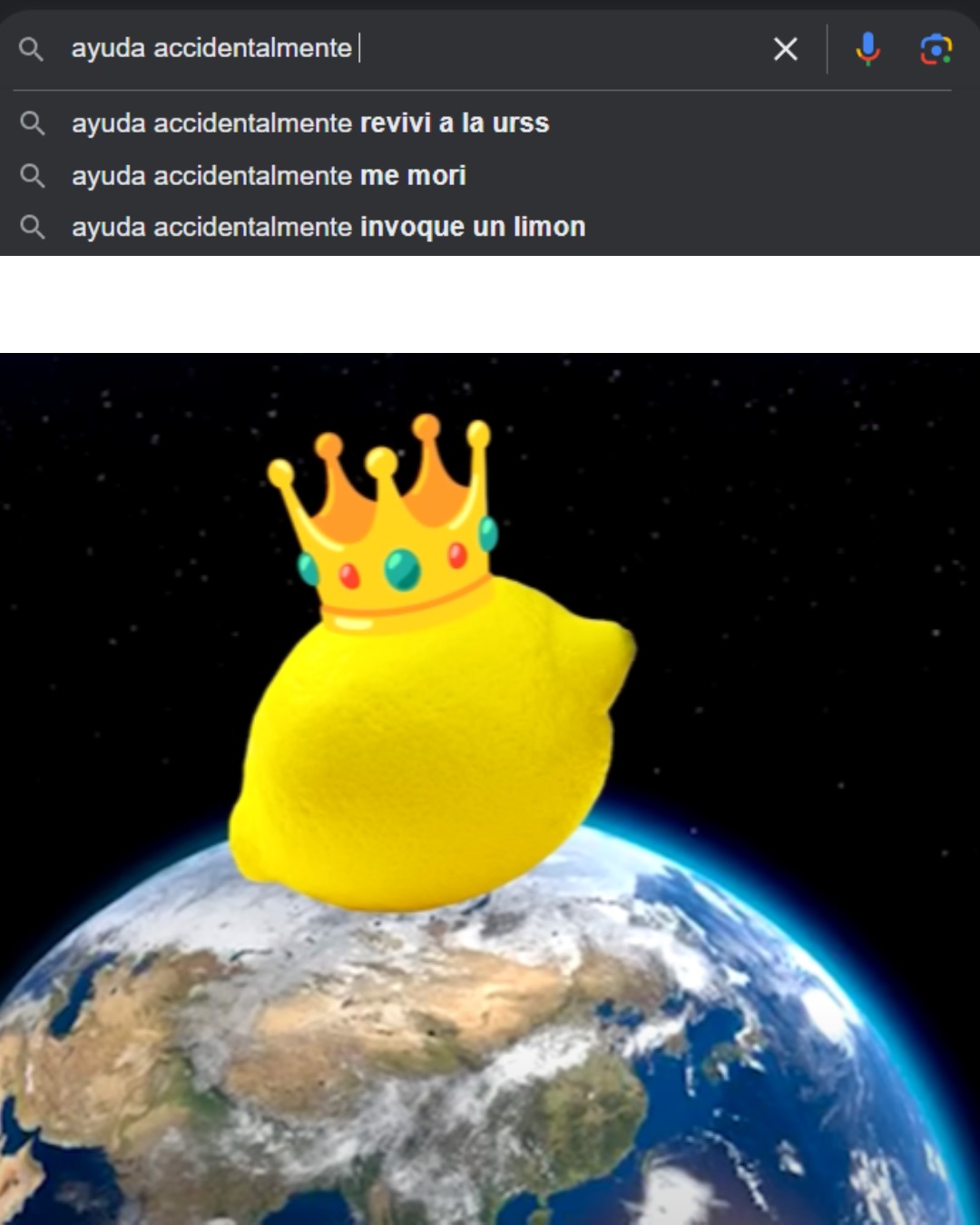 ayuda accidentalmente invoque un limon - meme