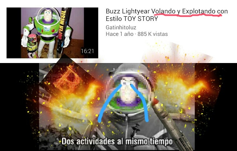 Buzz se fue al infinito y más alla :( - meme