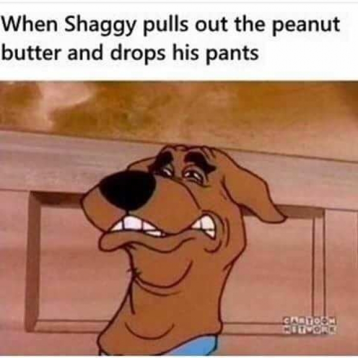 The bad side of shaggy - meme