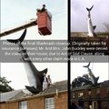 Headington Shark- A real sculpture(Oxford, England)