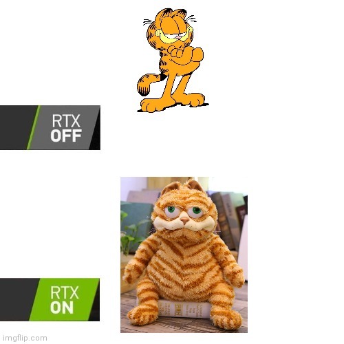 Garfield consumió su lasaña - meme