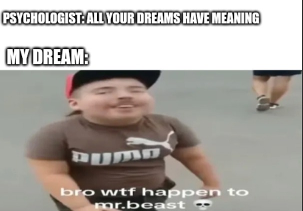 This dream made me want to kill myself - meme