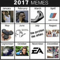 My meme calendar