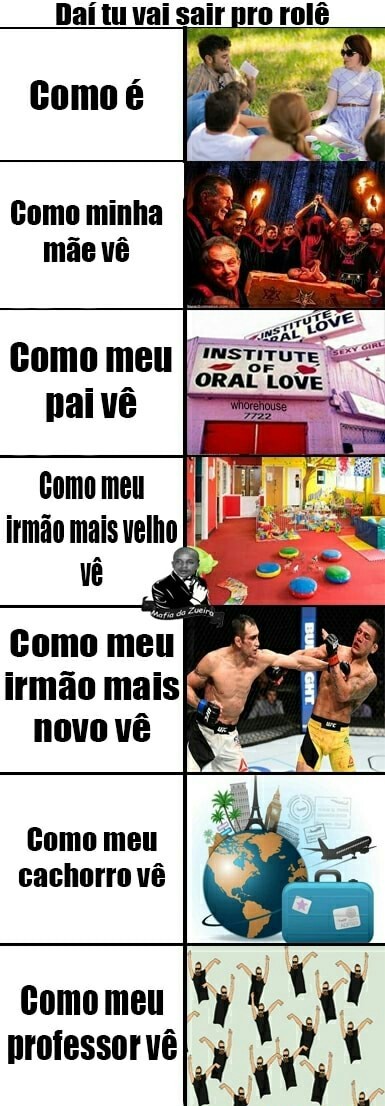 Como um cego vê//tudo preto - meme