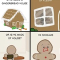 But to gingerbread men have ginger hair?