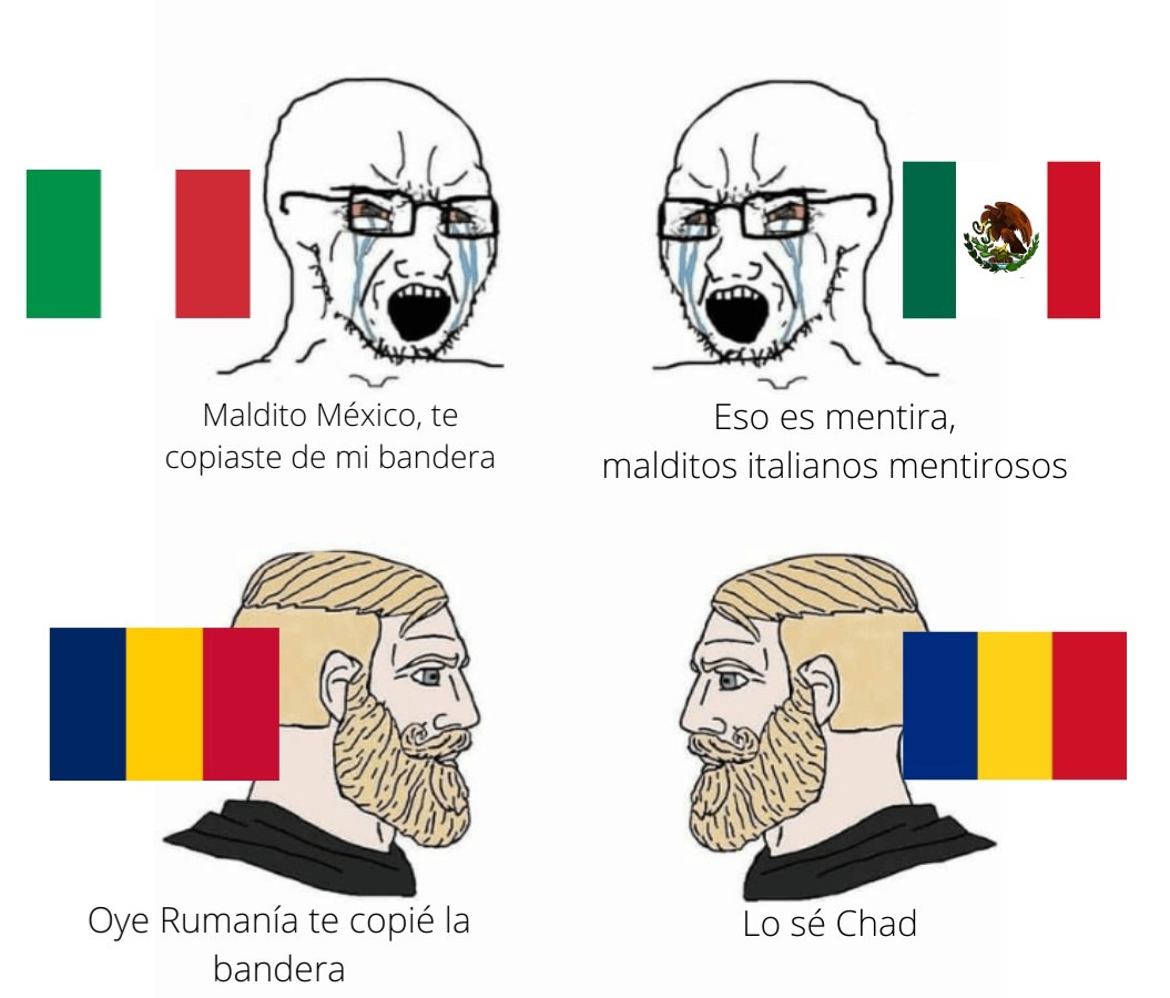 Nota: Cuando dicen Chad en el meme se refiere al país
