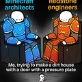 Minecraft architects and Redstone engineers