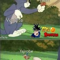 Como olvidar está escena Goku Vegeta Goku saiyajin yajirobe