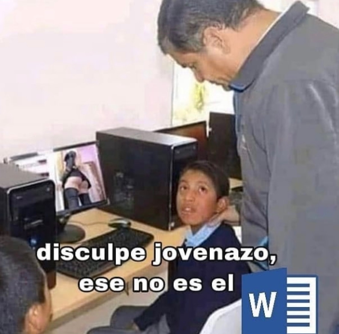 Oh... usted disculpe profe XDXD - meme