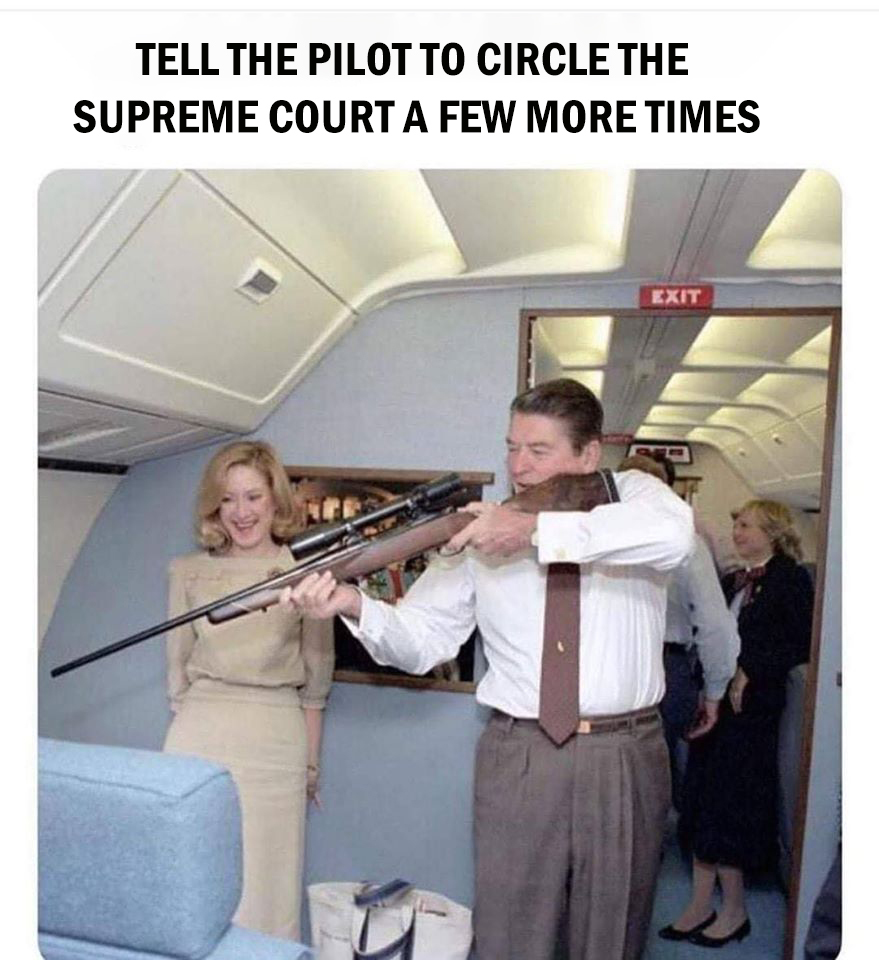 Reagan tells pilot - meme