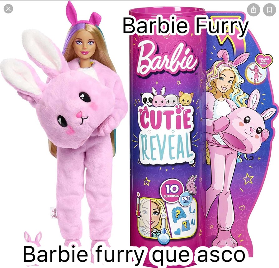 Barbie furry que asco - meme