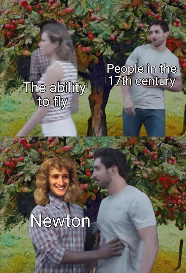 Dank newton - meme