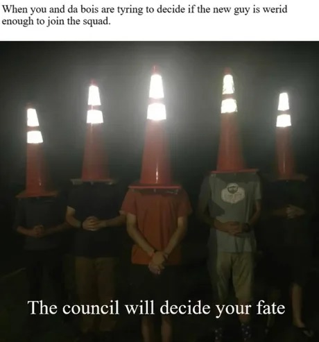 Weird council - meme