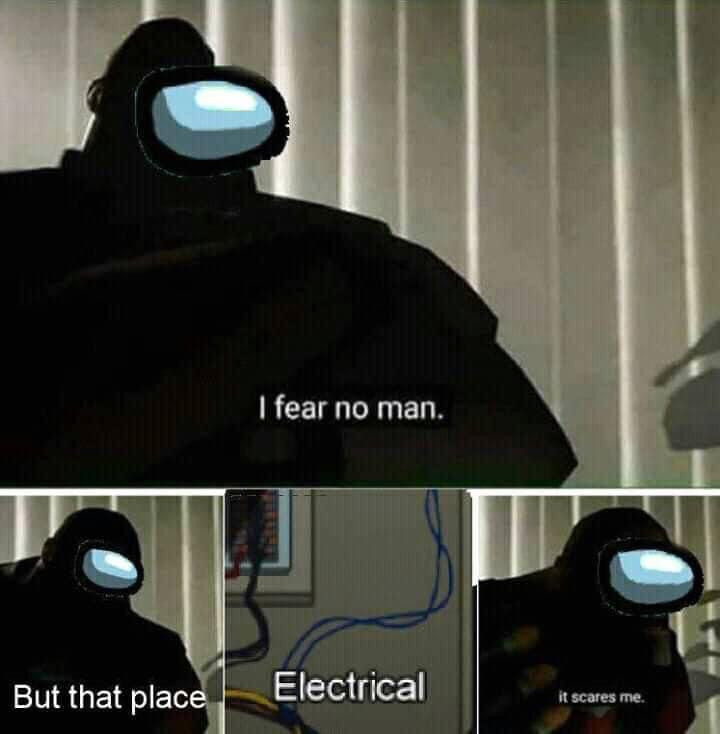 electrical=among us hell - meme