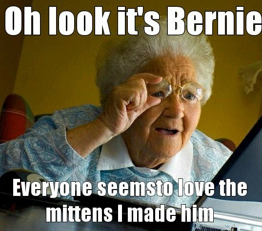 Bernie again - meme
