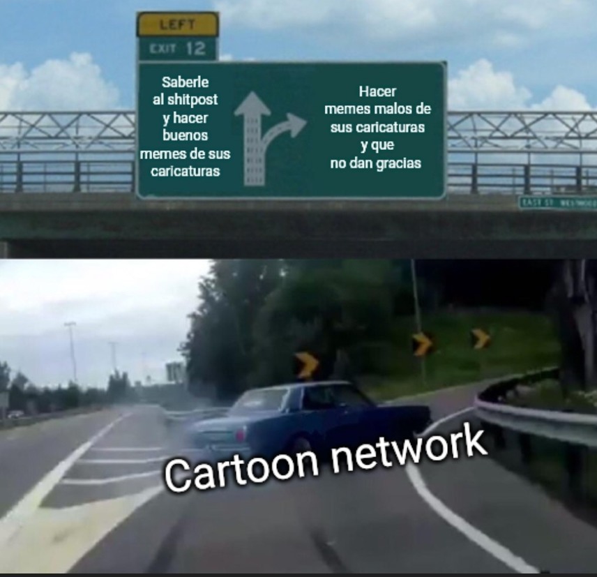 Cartoon network no se sabe al shitpost - meme