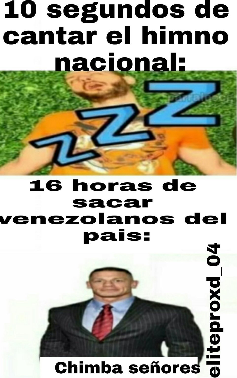 El titulo es un xenófobo opresor - meme