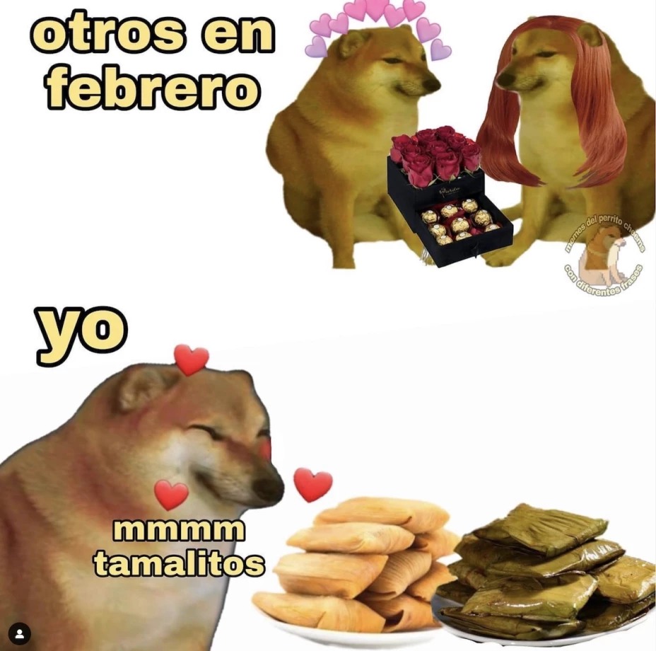 Meme de tamales y del Día de la Candelaria