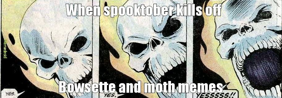 2nd comment gets the big spook - meme