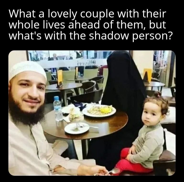 Mohammed & Aisha + shadow realm equivalent - meme