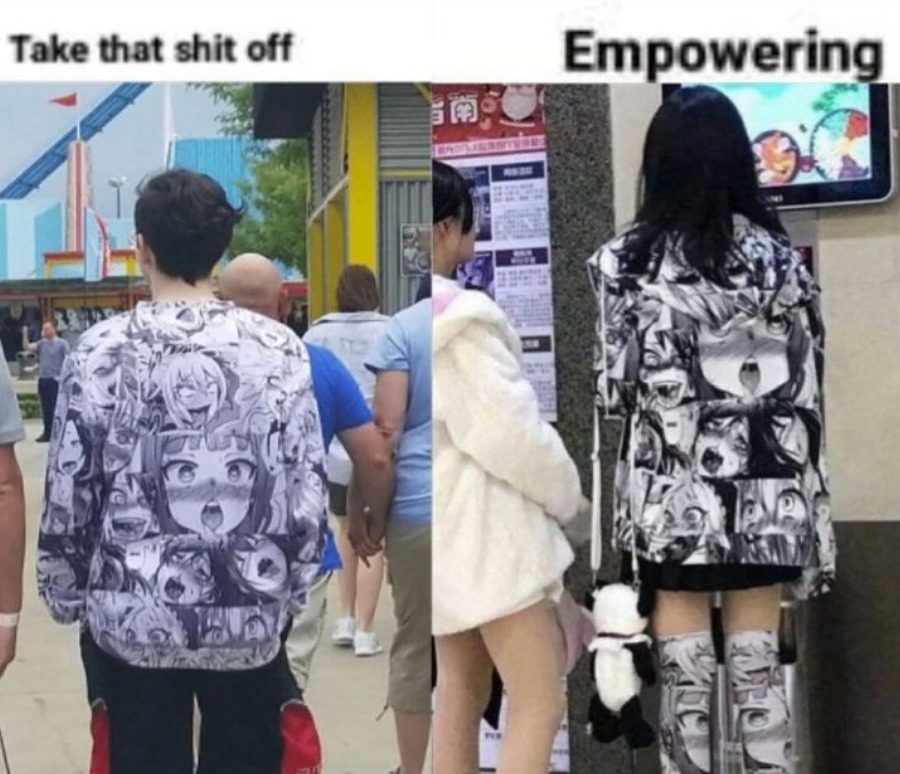 he visto ambos y dan un vergal de asco y cringe, y no, no soy el mismo wn que antes, ahora ya no los cagaria a patadas, igual que saquito:scaredyao: - meme