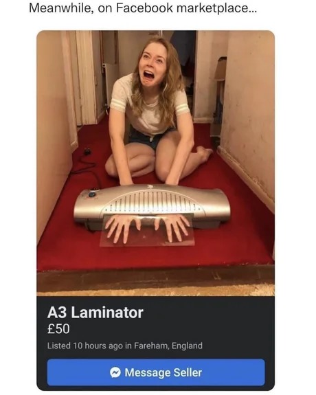 Facebook marketplace - meme