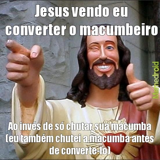Jesus agradece - meme