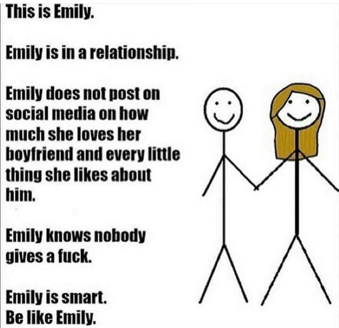 Be like Emily - meme