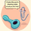 good old clippy is good for something… 
