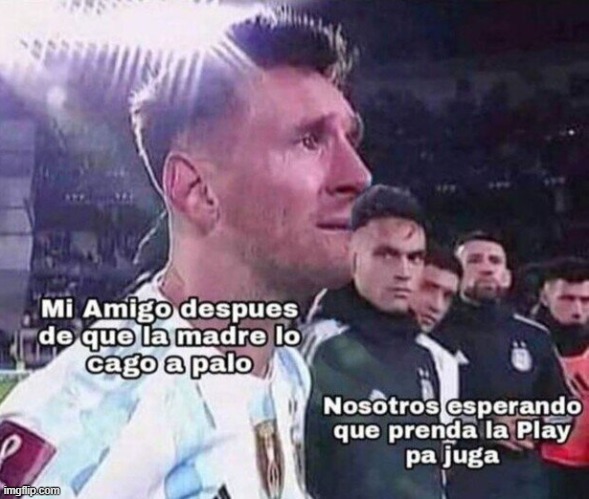Clásico momento Playstation - meme