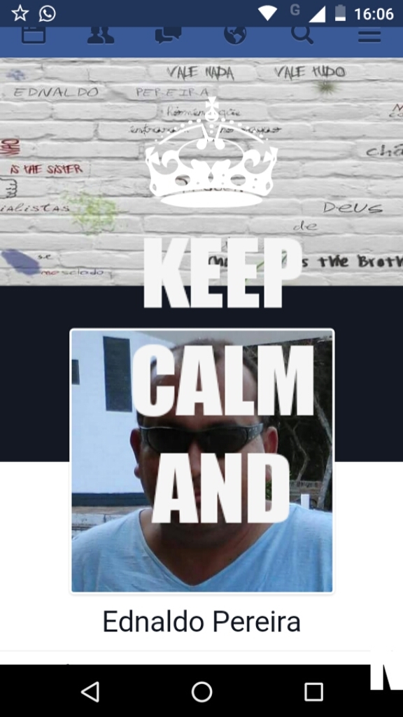 Keep calm and Ednaldo Pereira - meme