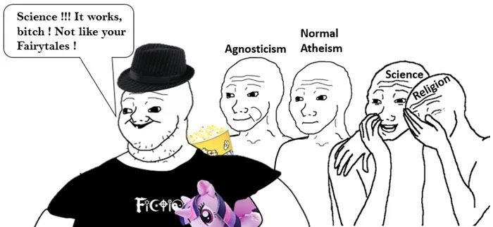 Left Liberal Atheists be like - meme