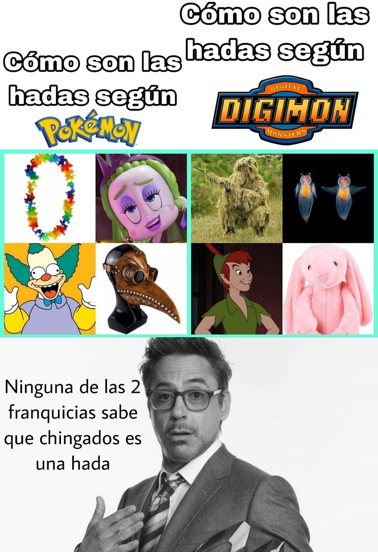 Aunque técnicamente me dí cuenta que las hadas pueden tener diferentes formas XD'nt - meme