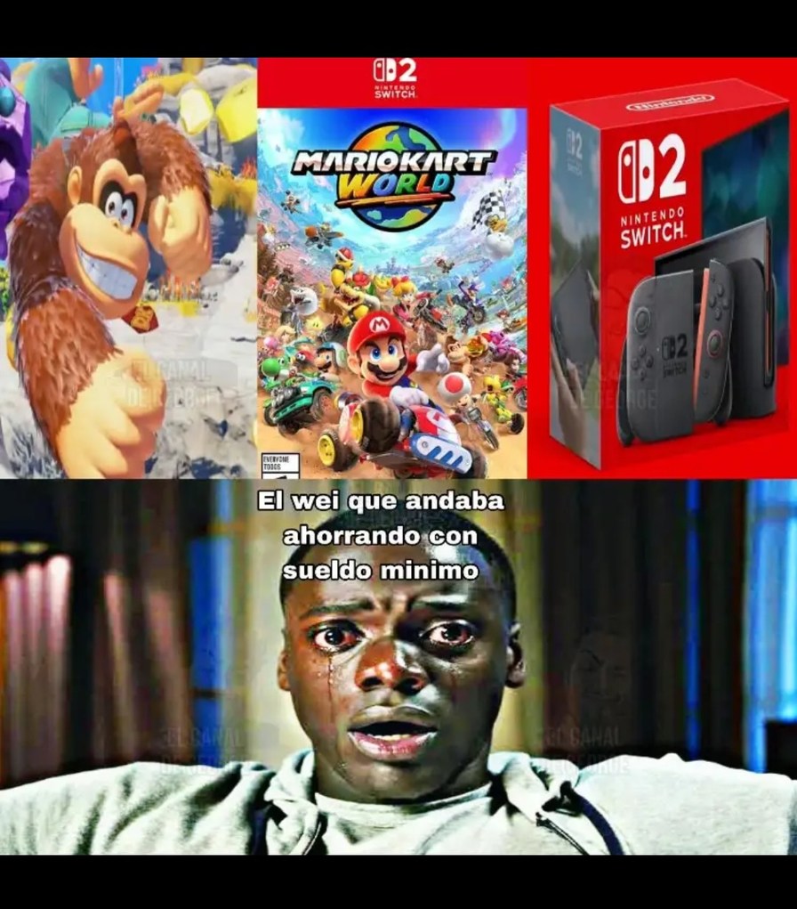 Ahora que todo el mundo sabe el precio de la Switch 2 y sus juegos - meme
