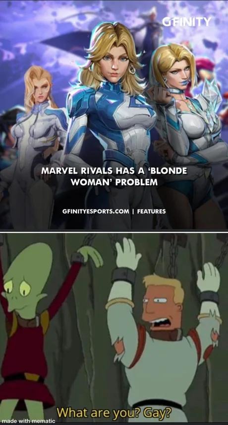 Marvel Rivals: Too many blondes, not enough plot - meme
