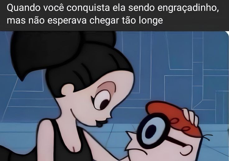 A Gótica e o Dexter - meme