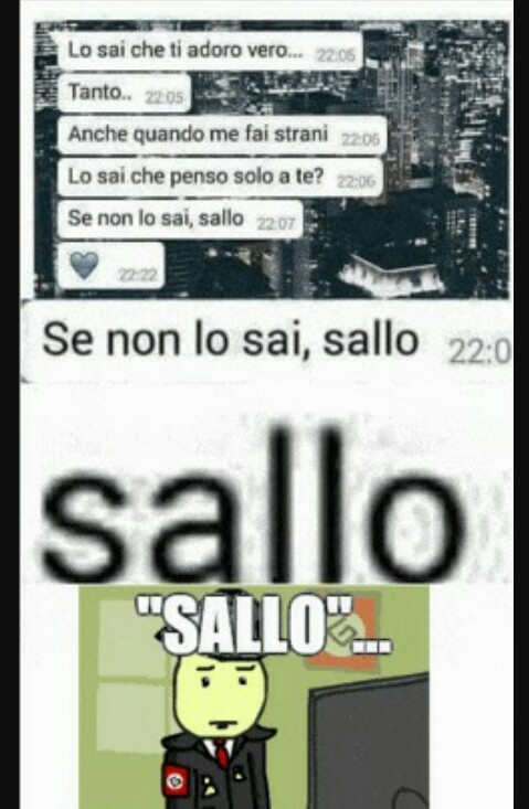 Sallo :/ qualcuno mi spiegi che lingua è - meme