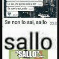 Sallo :/ qualcuno mi spiegi che lingua è