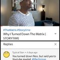 Why Will Smith turned down the Matrix