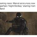 Marvel announces new superhero Night Monkey, starring Hom Tolland