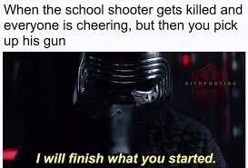I will finish what you started. - meme