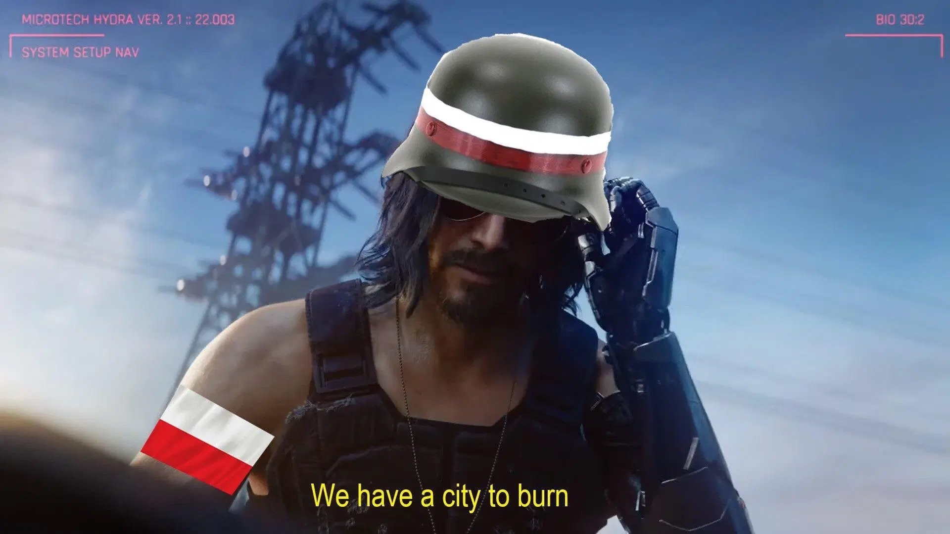 WARSAW CITY AT WAR - meme
