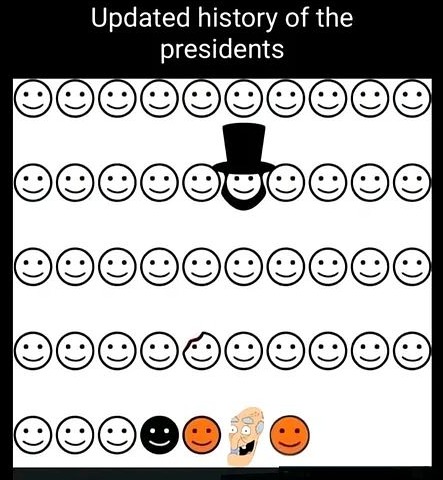 US Presidents timeline - meme
