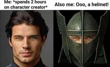 alwasy wear a helmet - meme