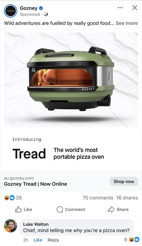 Pizza oven - meme