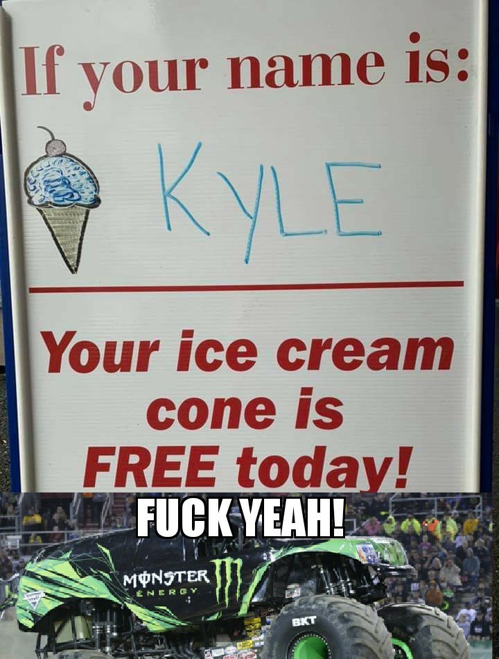 Free Ice cream day - meme