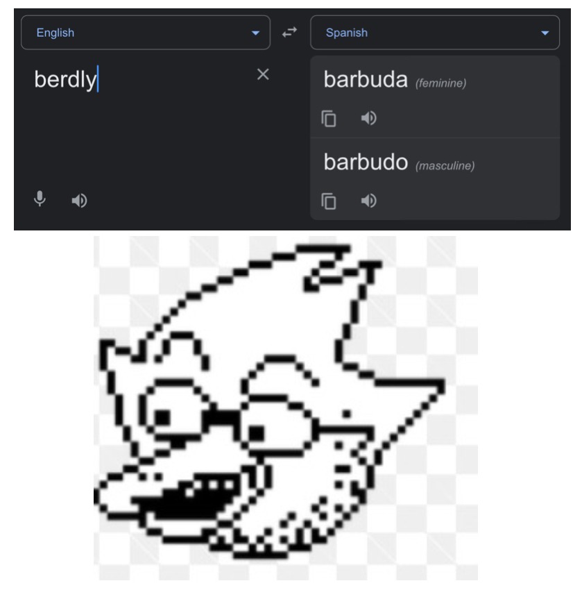 Berdly Barbudo - meme