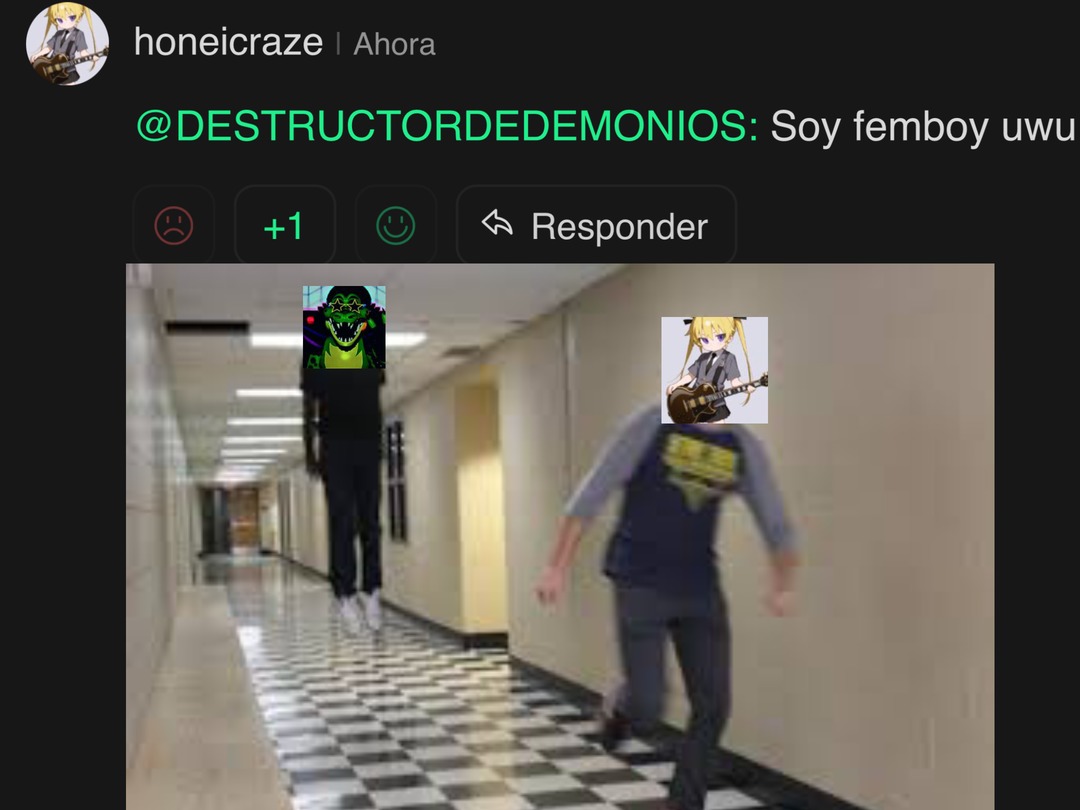 Honeicraze tiene nuevo acosador - meme
