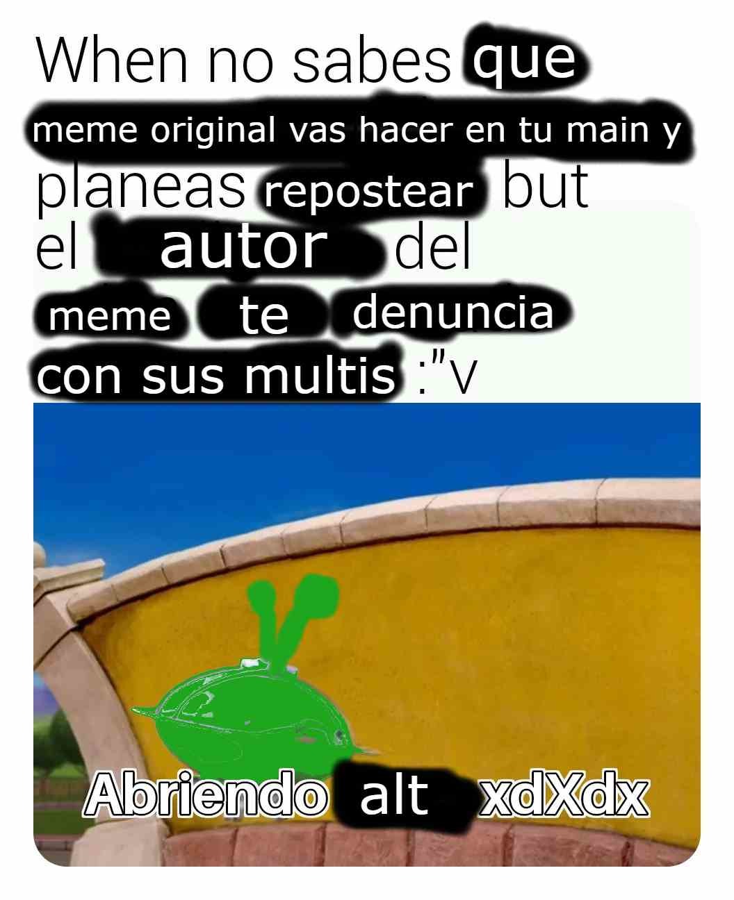 Meme rayado para que lo repostees (propiedad de inspeccioname_esta)
