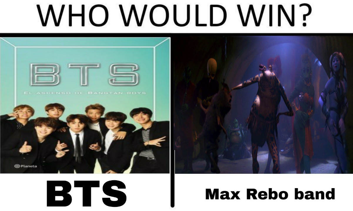 Max Rebo band es la banda q toca en el palacio de Jabba Jedi Rocks - meme